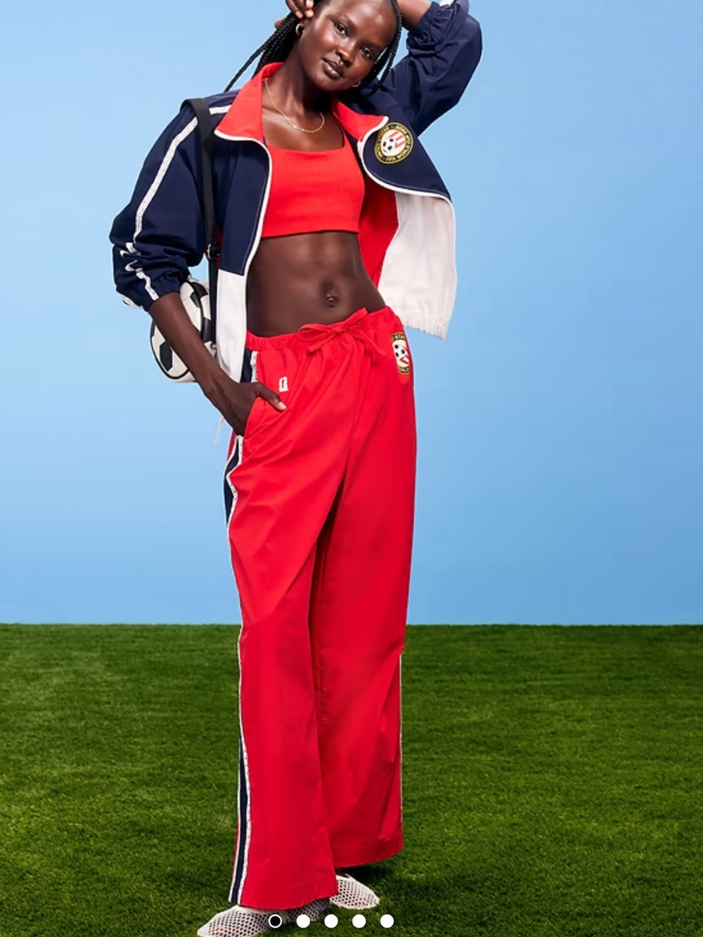 Old Navy | Fifa 2026 Wide Leg Track Pants Size Large NWT